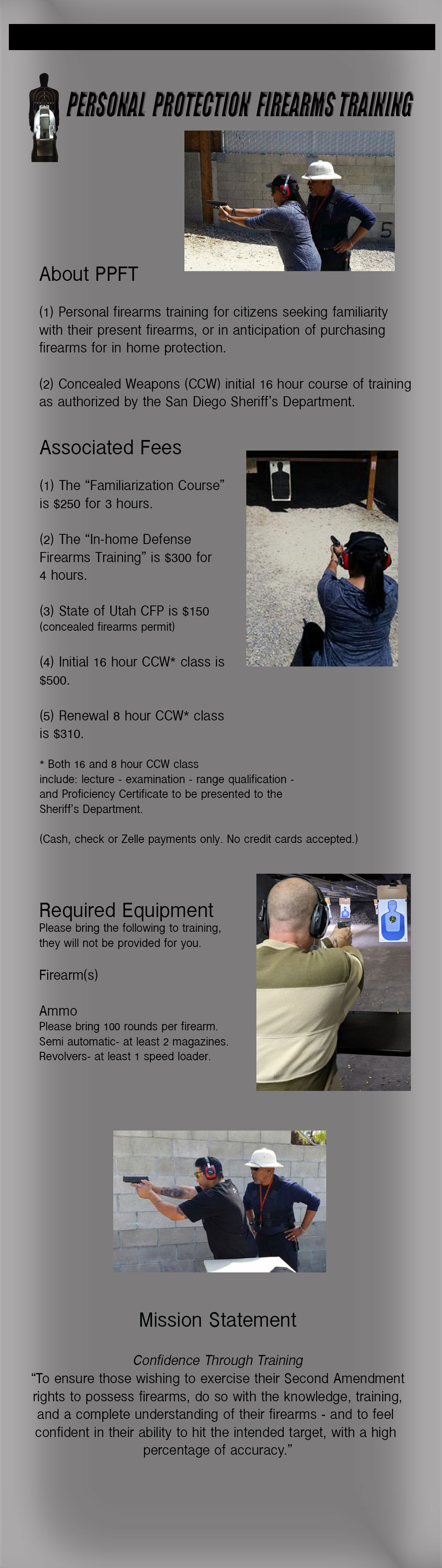 James H Murphy Jr, firearms Instructor, Private Investigator